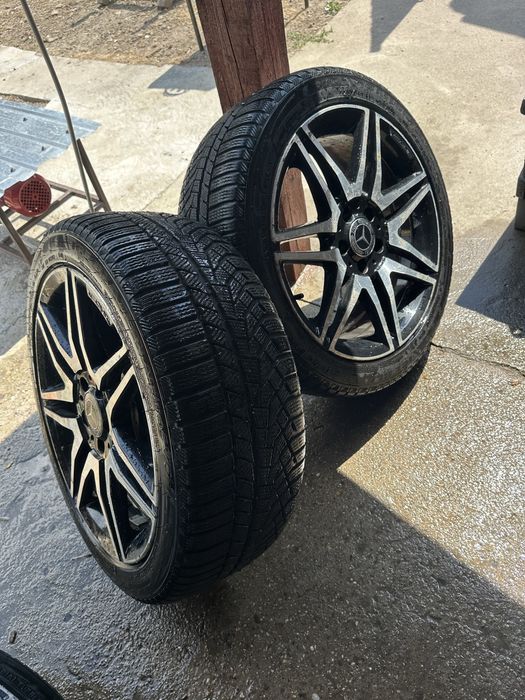 Jante mercedes c class pe doua latimi