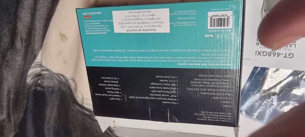 Whistler GT-468 GXI GPS