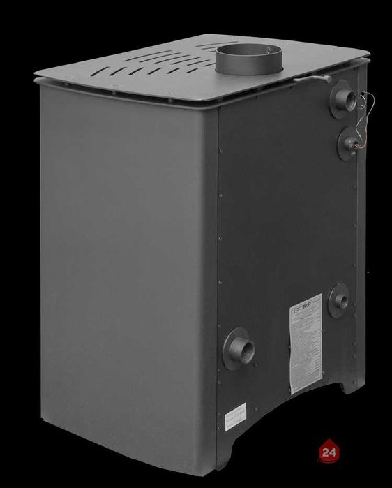 Камина с водна риза Blist B Max ER, Антрацит 24-26kW / Печка