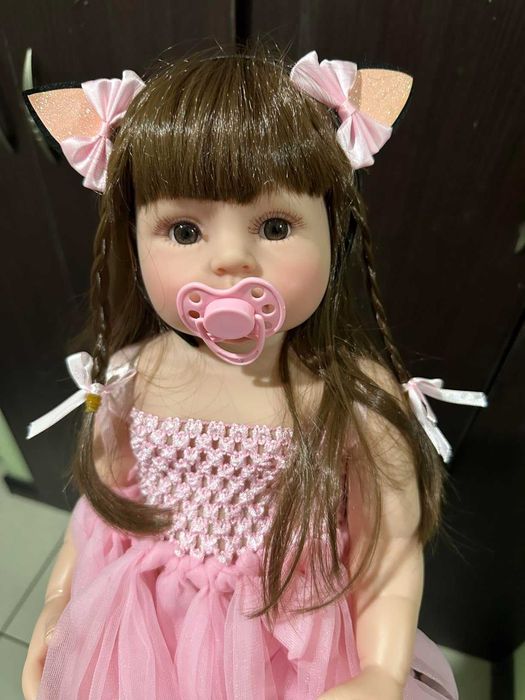 Кукла Reborn  из винила длиной 56 +аксессуары