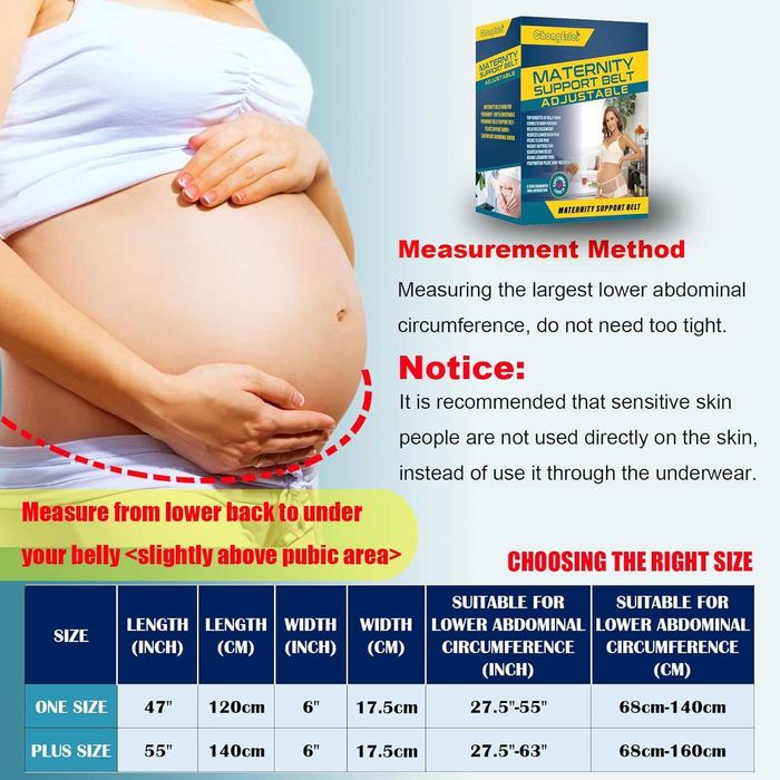 Колан за бременни ChongErfei за бременни, коремна лента за бременни, опора за гръб