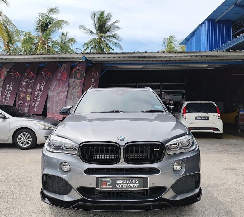 Lip Buza Prelungire bara fata X6 F16 X5 F15 BMW Negru lucios