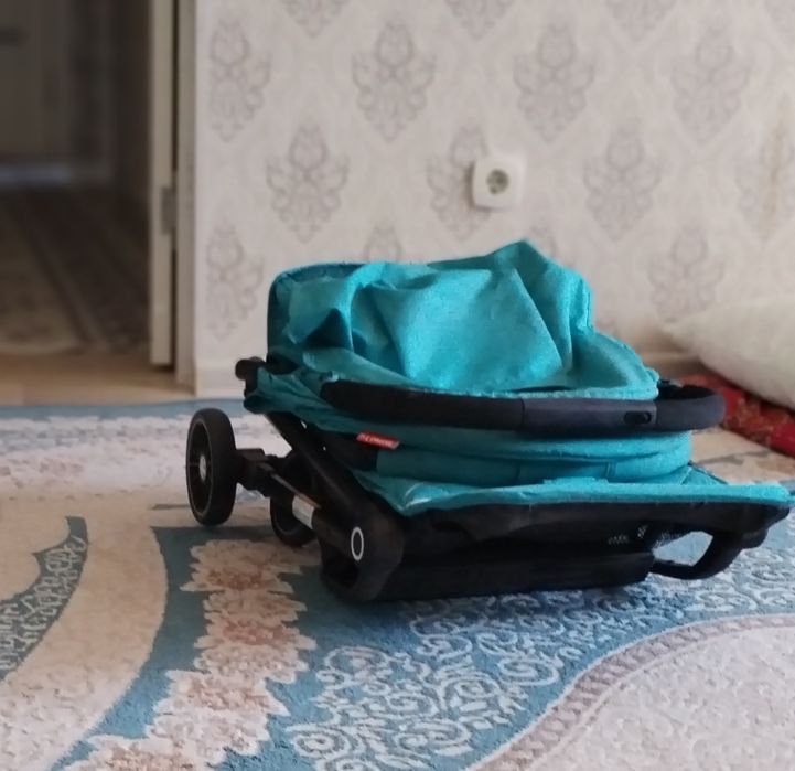 Детская коляска бирюзовый цвет