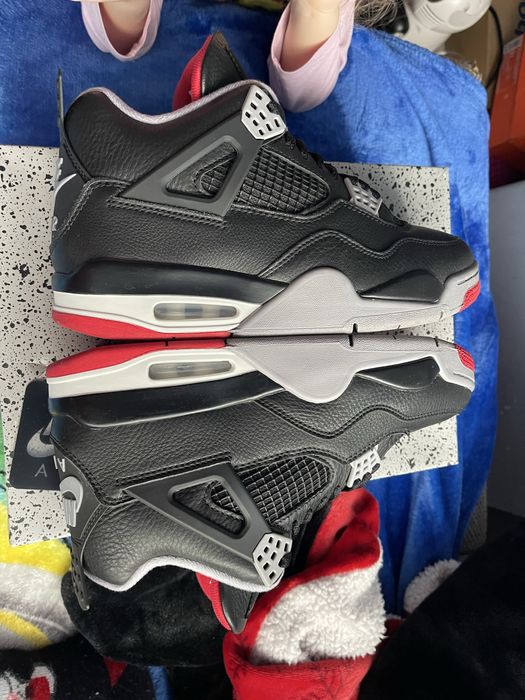 42.5 Nike Air Jordan 4 Retro BRED Reimagined Маратонки Reebok Adidas