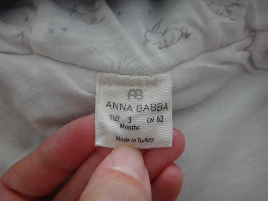 Бебешки син зимен гащеризон, размер 62, 0-3 месеца