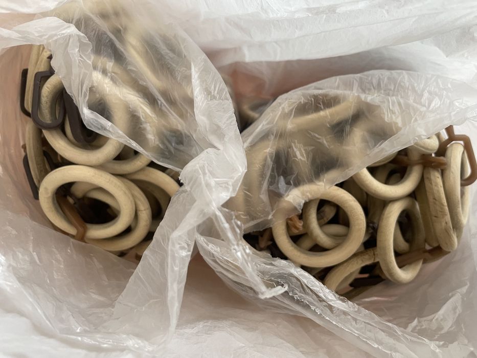 Карниз деревянный, кольца, крепления