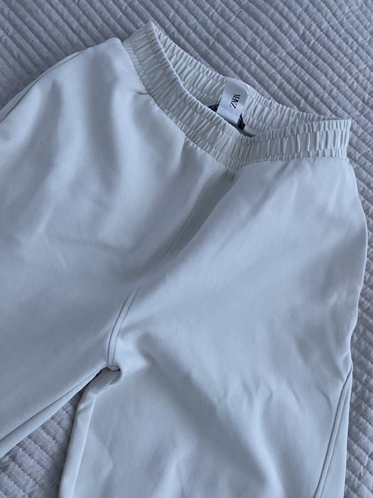 Бял панталон Zara – нов, размер XS/S
