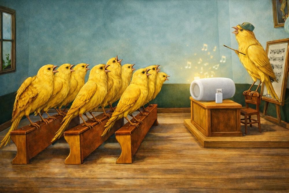 Banda /Sunete Păsări Pădure (RO/ES) pentru Hibrizi Canari