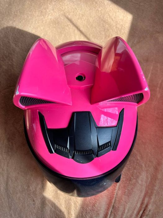 Мотошлем HNJ розовый