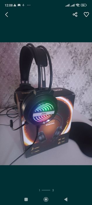 Игровые наушники с микрофоном