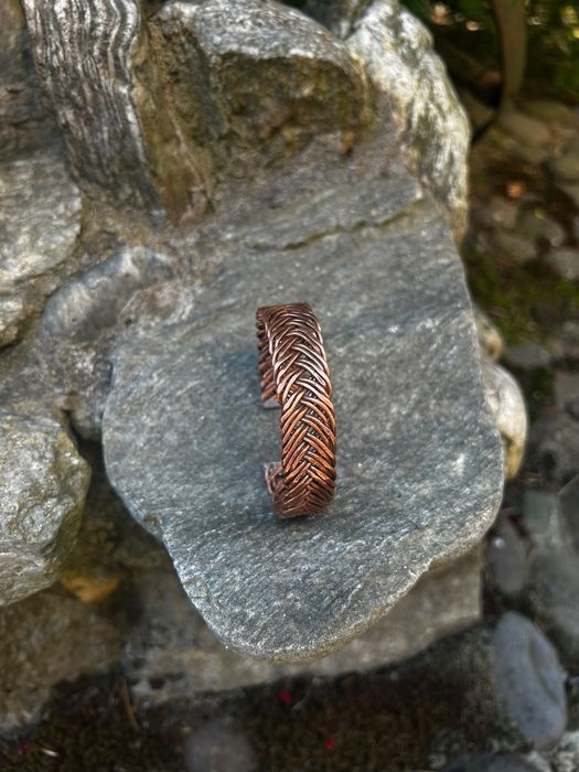 Brățară handmade din cupru – model unicat