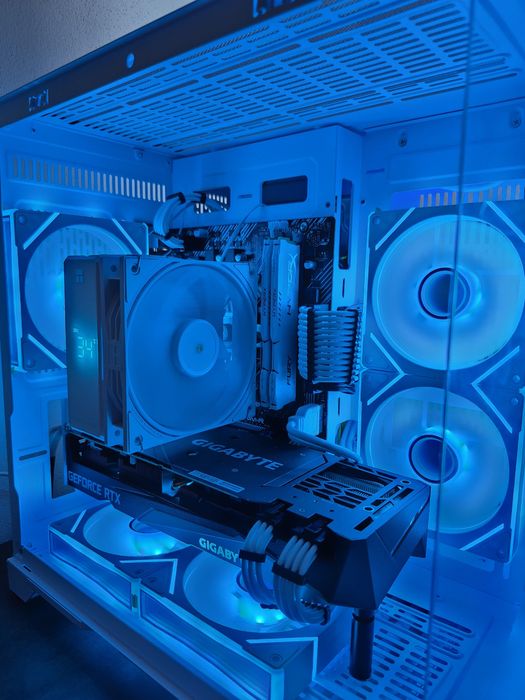 Pc gaming rtx 3070 full white