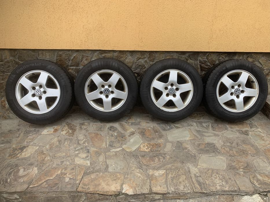 Jante al. cu gume de vară 195/65/15” Continental