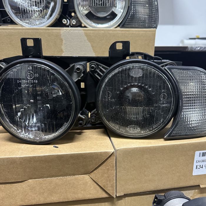 Передние фары на bmw e34