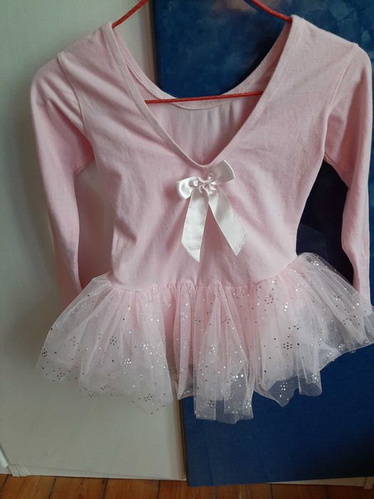 Трико с пачка, розово,,XL, 20лв, 7-8  год дете