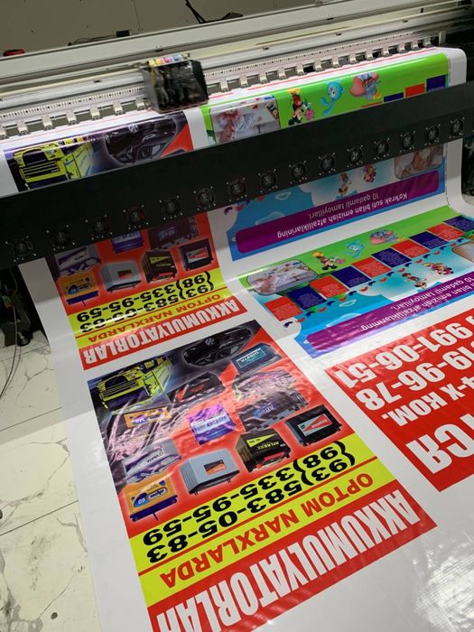 Banner pechat qilamiz tez va sifatli