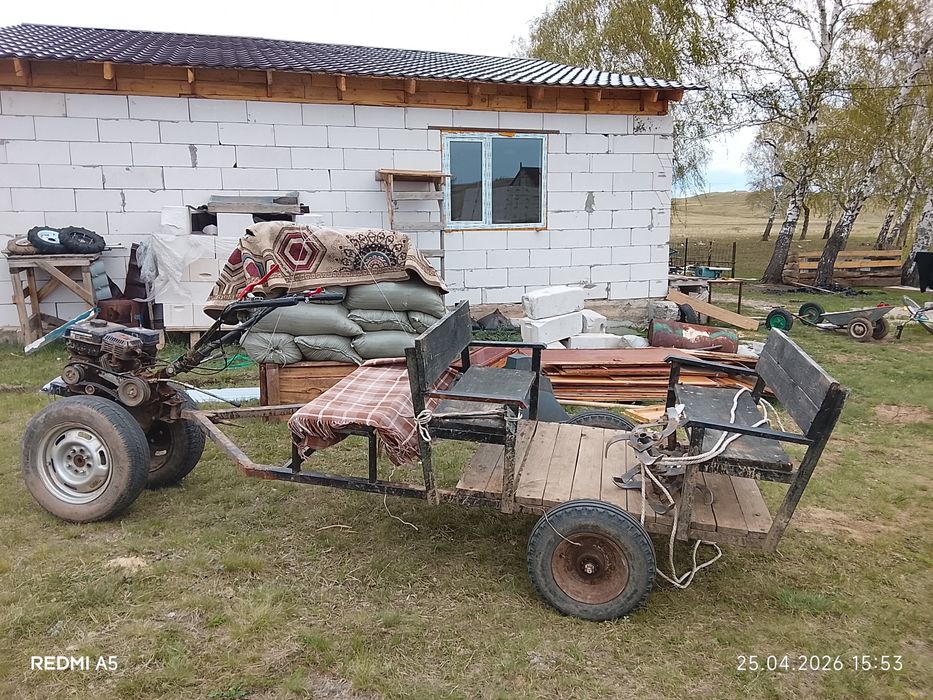 Қолдан жасалған мототележка