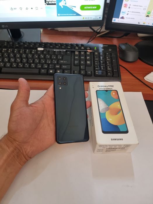 Samsung M32 6/128gb iwlawi zur aybi yuq tozza telefon