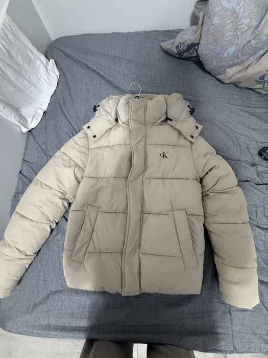 Geaca calvin klein crem marimea xs barbati
