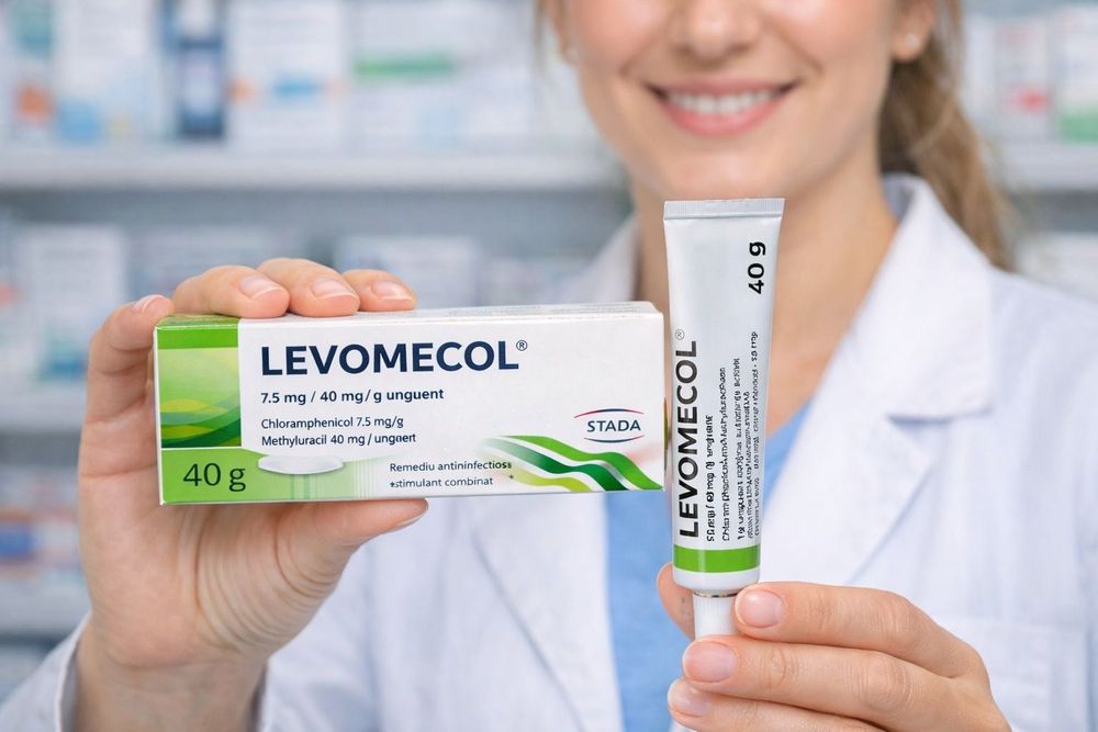 Levomecol Unguent 40g- Antibacterian și cicatrizant rapid