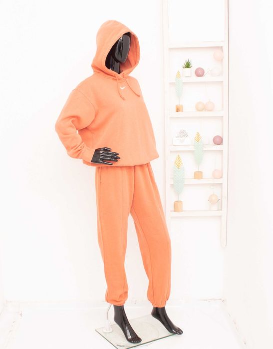 Nike Essential Clctn Fleece оригинален дамски спортен екип суичър + панталон XS