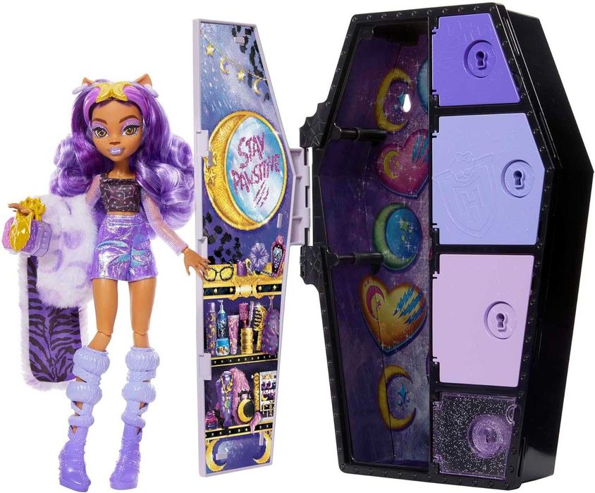 Кукла Monster High Clawdeen Wolf с гардероб с аксесоари Монстър Хай