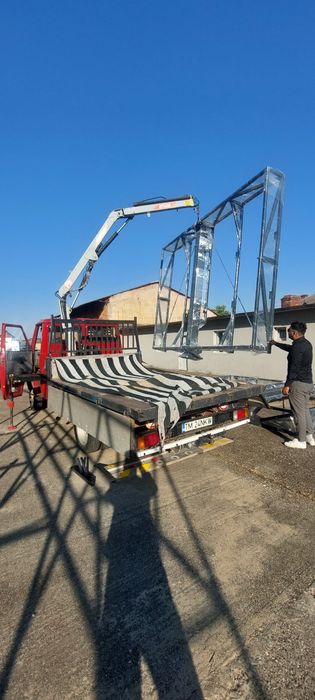 Inchiriem macara 1 tona pentru montare hale metalice, corturi, etc.