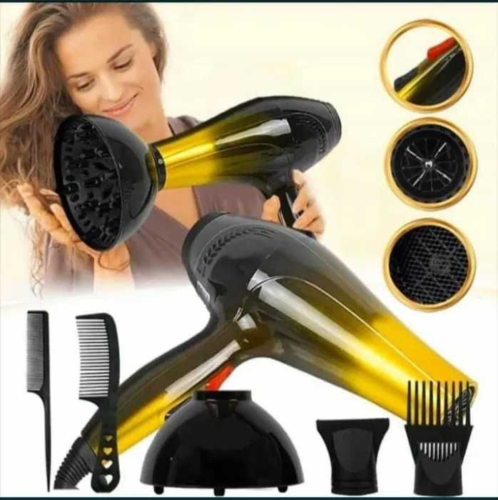 5000W Мощен сешоар с дифузер!Сушене,изправяне,къдрене на коса,прическа