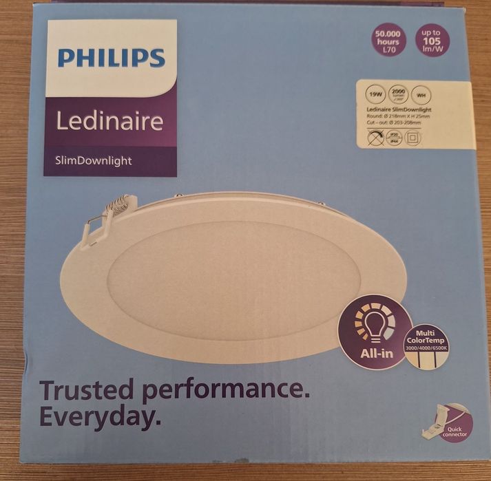 Чисто нови 6 броя led панели за вграждане Philips Ledinaire.