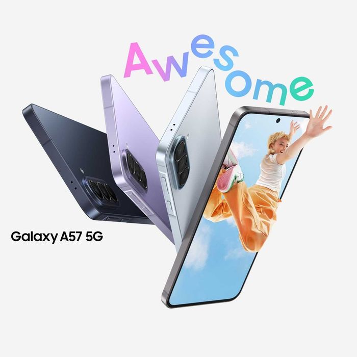 Samsung Galaxy A57 A576 5G Dual Sim 8GB RAM 128GB Awesome Lilac, Icyblue, Gray, Navy Нов!2г Гаранция!