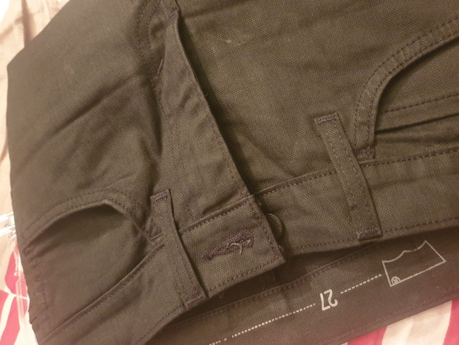 Дънки Levis, черни с висока талия, 27/32