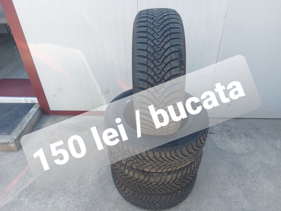 150 lei bucata! Set anvelope M+S/IARNA 205 60 r16 Falken Eurowinter dot 2021! 8 mm