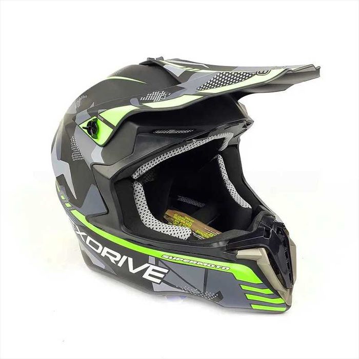 Кросова каска EXDRIVE, Full Face, DOT, Размер: XL - Вело, Мото, Скутер