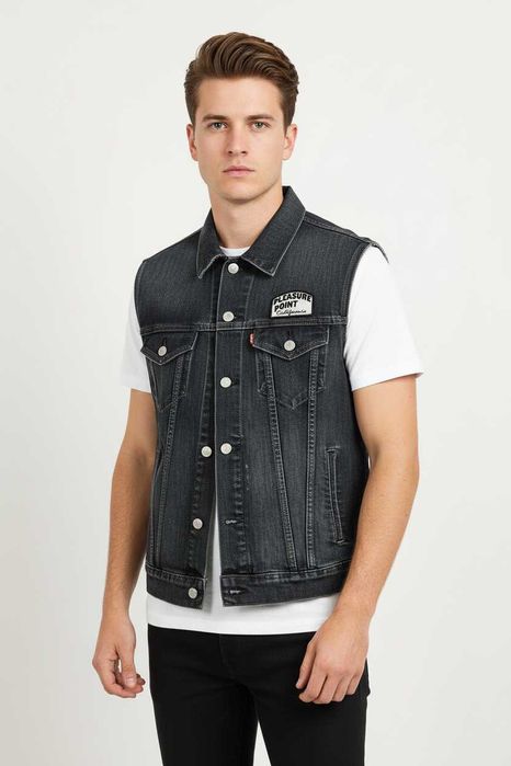 Levi's Оригинално мъжко деним яке без ръкави / Елек размер  М