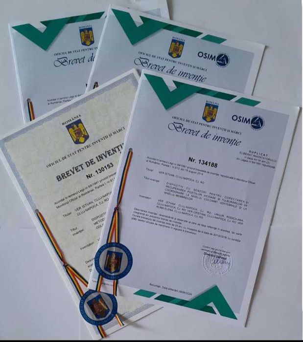 Vând Brevete/Cereri brevet Reabilitare medicală sau variante