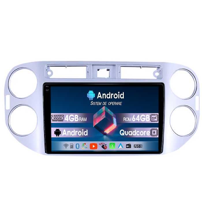 Navigatie Tiguan, 9 Inch, 4GB RAM/64GB ROM, Android 14