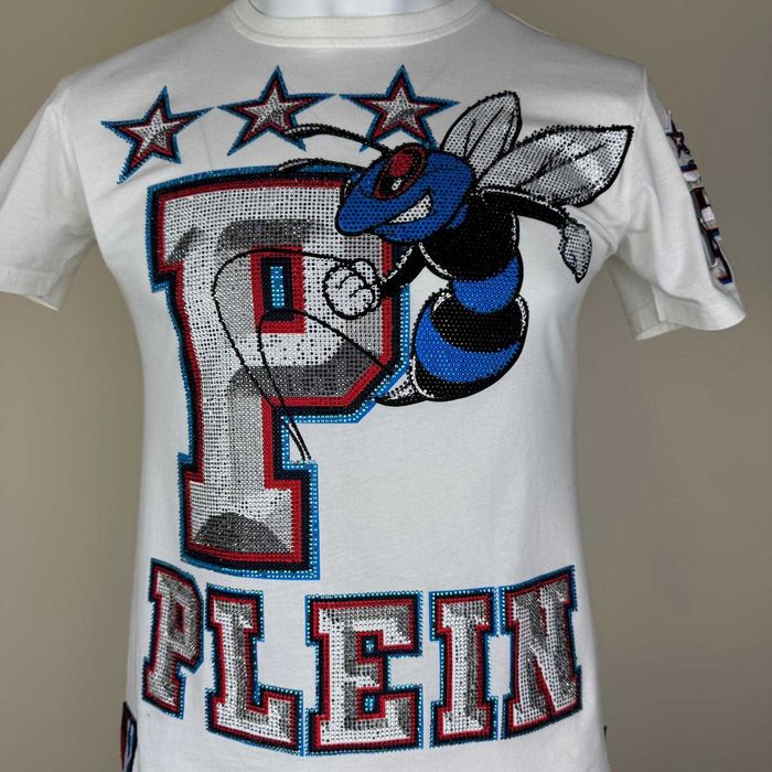 Philipp Plein White Cotton Tshirt