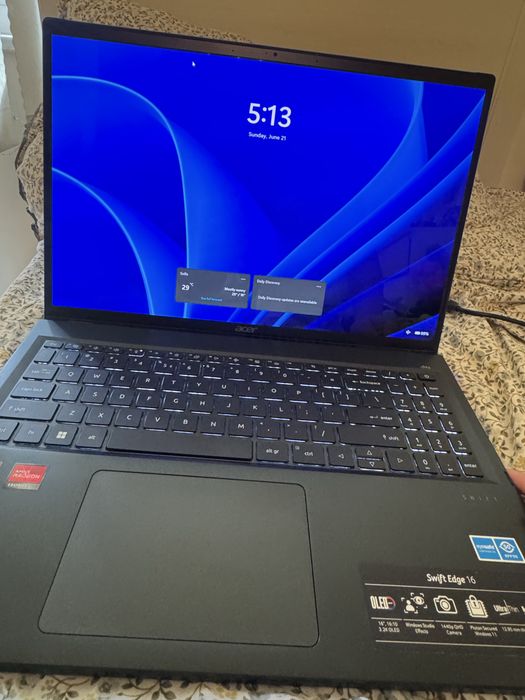 Acer Swift Edge 16 (SFE16-43) 32GB RAM  1TB SSD