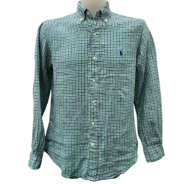 Мъжка Ленена риза RALPH LAUREN размер M каре