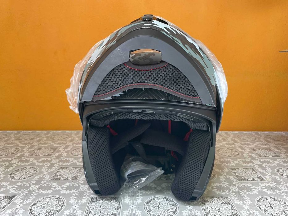 Casca Moto Scuter Atv Flip-up Cu Ochelari L XL CAGULA CADOU NOUA