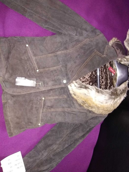 Дамско кожено сако ест. Кожа
