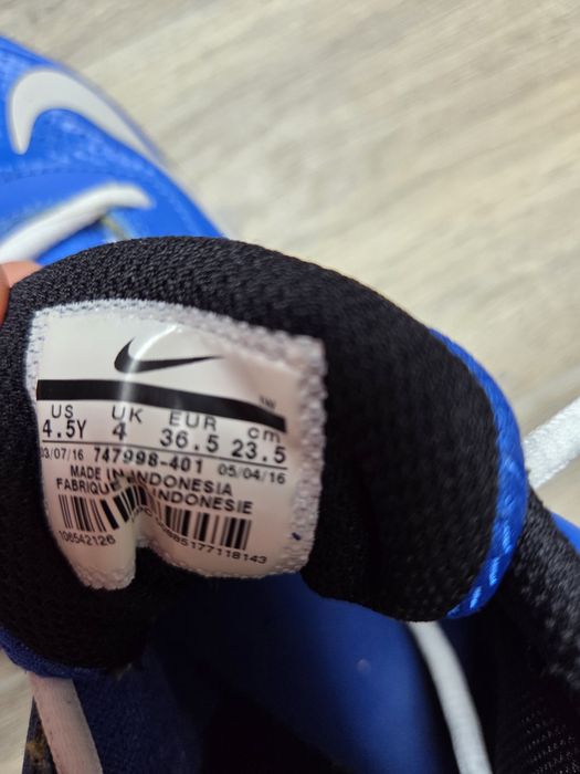 Papuci baschet Nike din piele, marime 36,5