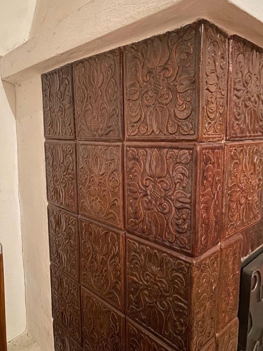 Sobă de teracotă demontată