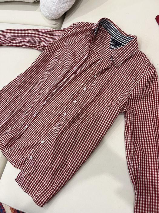 Клечатая рубашка от Tommy Hilfiger оригинал