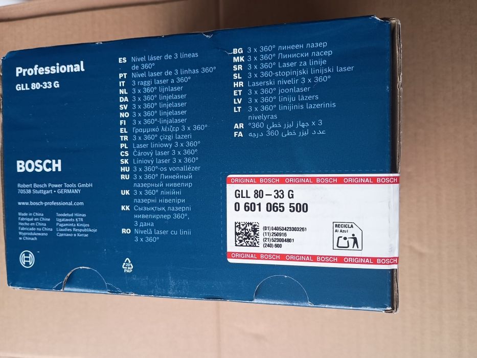 Laser Bosch  GLL 80.33 G
