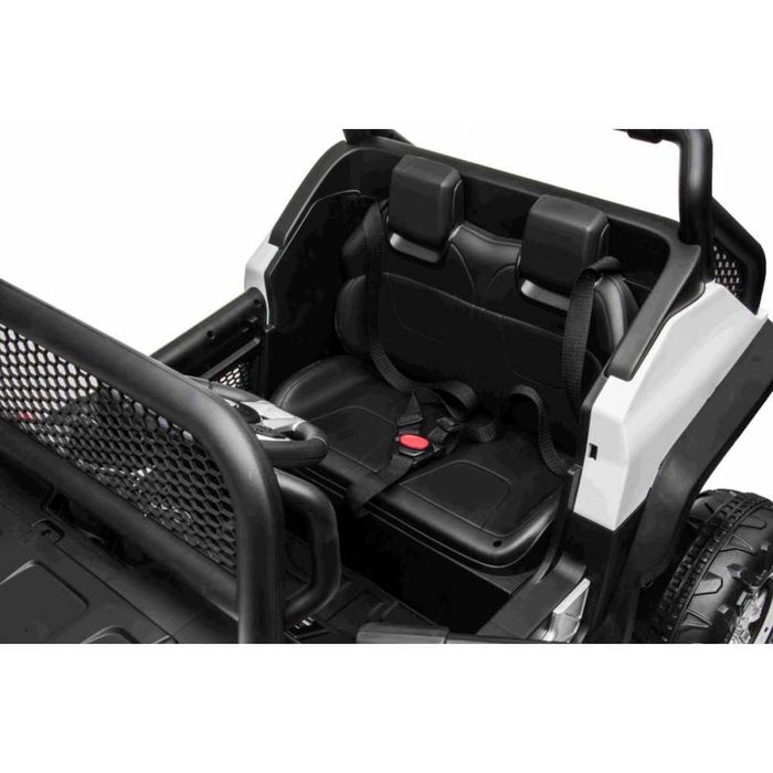 UTV electric pentru 2 copii Mercedes UNIMOG 90W 12V 7Ah #White
