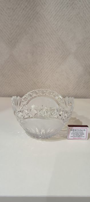 Хрустальная ваза для конфет Чехия