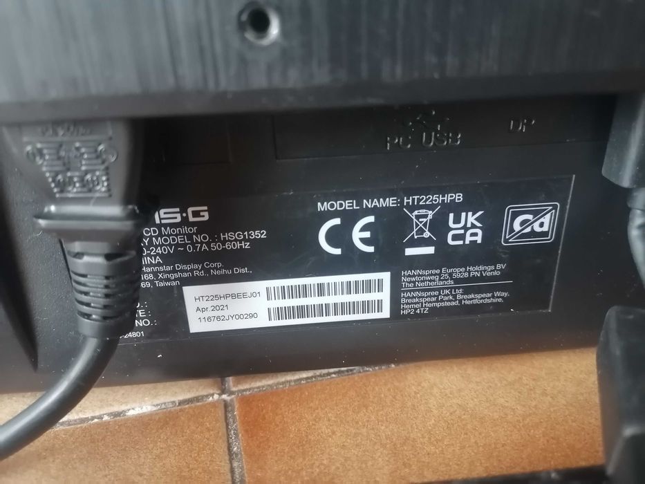Monitor portabil touchscreen Hannspree Ht225 HPB