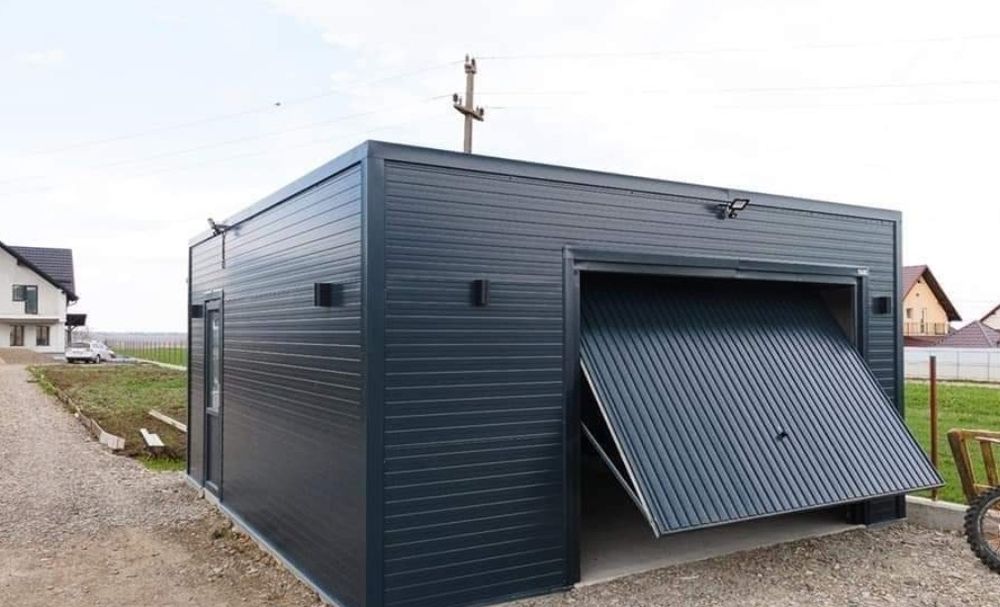 Garaje modulare moderne pe structura metalica , preț de producator