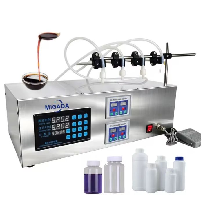 Avtomat suyuqlik quyish apparati 5-1000ml Dozator yangi 4ta kallalik